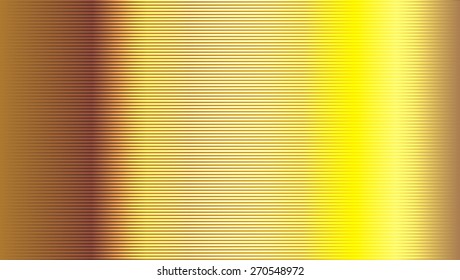 Empty television or monitor screen. connection concepts. Dark stripes background with thin lines. camera screen with shade effect. Straight, horizontal lines pattern. gold