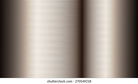 Empty television or monitor screen. connection concepts. Dark stripes background with thin lines. camera screen with shade effect. Straight, horizontal lines pattern. brown black