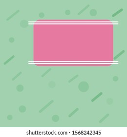 Empty template on Color Background
