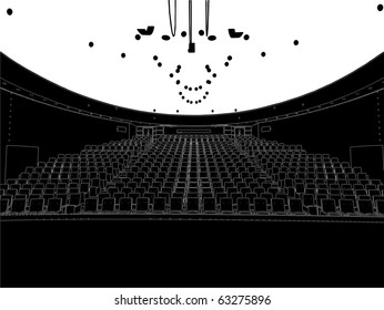 Empty Theater Vector 01