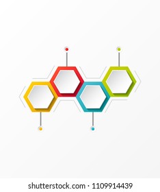 Empty timeline - concept of infographics. Vector.