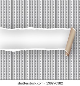 empty torn paper place to your text