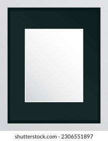 Marco fotográfico de vectores transparentes y sombreados vacío, ver a través de listo para usar PNG