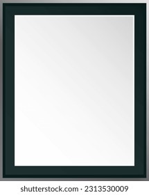 Empty Transparent Shaded Vector Photo Frame See Through Ready to Use PNG
