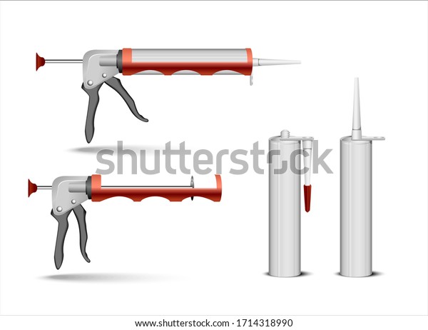 Download Empty Tube Packaging Silicone Sealant Gel Stock Vector Royalty Free 1714318990