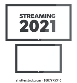 Empty tv frame transparency screen. Lcd tv display screen 