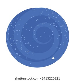 Empty universe background Vector illustration