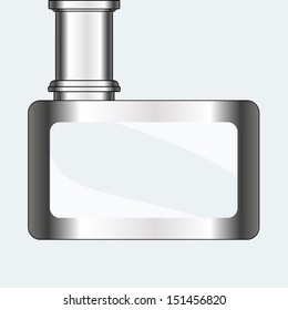 empty urban blank billboard illustration. board EPS10 illustration