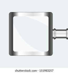 empty urban blank billboard illustration. board EPS10 illustration