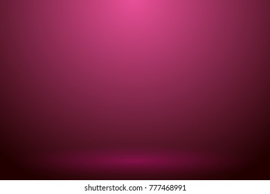 Empty valentine room studio background. vector