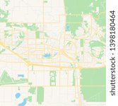 Empty vector map of Abbotsford, British Columbia, Canada, printable road map created in classic web colors for infographic backgrounds.