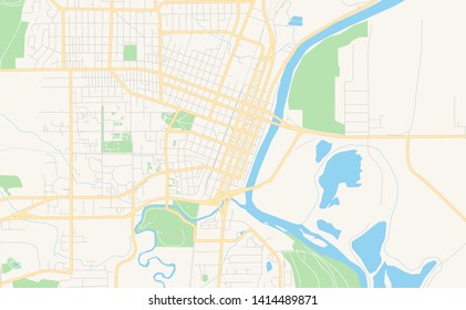 Empty Vector Map Corvallis Oregon Usa Stock Vector (Royalty Free ...