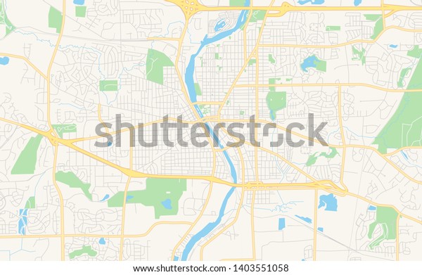 It is a picture of Printable Map of Illinois with united states It's just an image of Printable Map of Illinois with united states