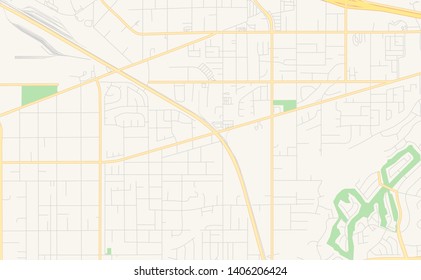 Empty Vector Map Jurupa Valley California Stock Vector (Royalty Free ...