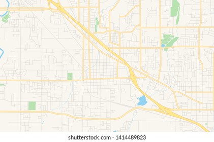 Empty vector map of Lehi, Utah, USA, printable road map created in classic web colors for infographic backgrounds.
