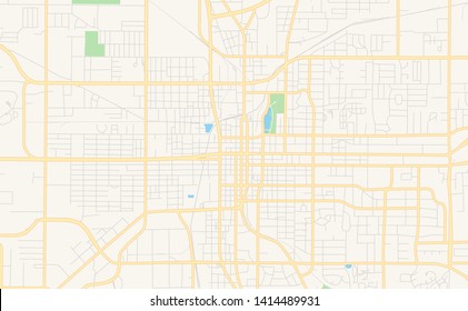 Empty Vector Map Ocala Florida Usa Stock Vector (Royalty Free ...