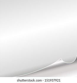 Empty vector square paper sheet
