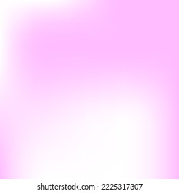Empty Vibrant Pastel Barbie Trendy Gradient Backdrop. Liquid Color Minimal Digital Blurred Texture. Fashion Smooth Watercolor Pink Soft Blurry Wallpaper. Vector White Bright Light Gradient Mesh.