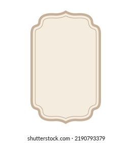 Etiquetas vintage vacías. Etiquetas de artesanía retro. etiquetas botellas vintage. Marco clásico vintage de etiquetas. Elementos de diseño de logotipos y pancartas