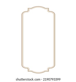 Empty vintage labels. Retro craft labels. vintage bottle labels. Vintage classic label stickers frame. Logo and banner design elements