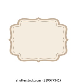 Empty vintage labels. Retro craft labels. vintage bottle labels. Vintage classic label stickers frame. Logo and banner design elements