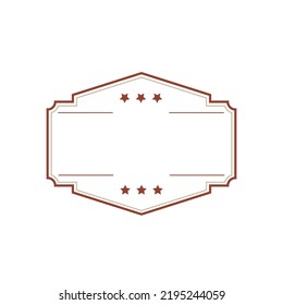 Empty vintage labels. Retro craft labels. vintage bottle labels. Vintage classic label stickers frame. Logo and banner design elements