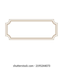 Empty vintage labels. Retro craft labels. vintage bottle labels. Vintage classic label stickers frame. Logo and banner design elements