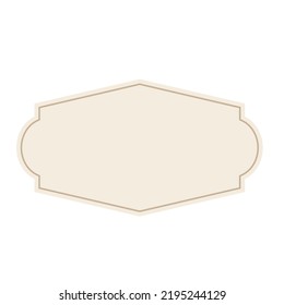 Empty vintage labels. Retro craft labels. vintage bottle labels. Vintage classic label stickers frame. Logo and banner design elements