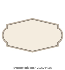 Empty vintage labels. Retro craft labels. vintage bottle labels. Vintage classic label stickers frame. Logo and banner design elements