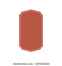Empty vintage labels. Retro craft labels. vintage bottle labels. Vintage classic label stickers frame. Logo and banner design elements. Vintage labels vector.