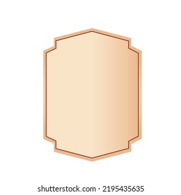 Empty vintage labels. Retro craft labels. vintage bottle labels. Vintage classic label stickers frame. Logo and banner design elements. Vintage labels vector.