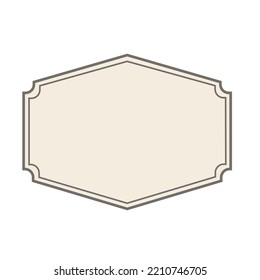 Empty vintage labels. Retro craft labels. vintage bottle labels. Vintage classic label stickers frame. Logo and banner design elements