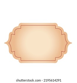 Empty vintage labels vector. Retro craft labels. vintage bottle labels. Vintage classic label stickers frame. Logo and banner design elements