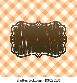 leeres Vintage-Zeichen