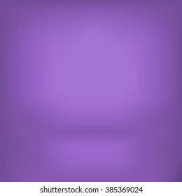 Empty violet studio scene, vector