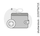 empty wallet. balance not enough, top up now concept illustration flat design vector eps10. modern graphic element for landing page, empty state ui, infographic, icon