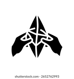 empty wallet glyph icon vector. empty wallet sign. isolated symbol illustration