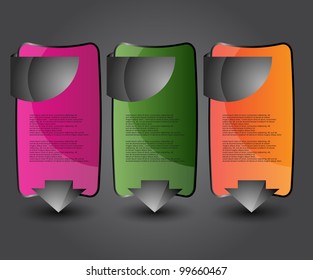 empty web banners for your advertisement