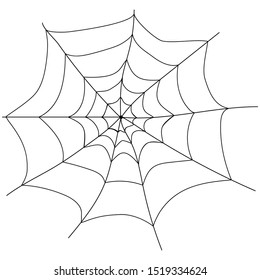 Empty web. Black silhouettes of icon