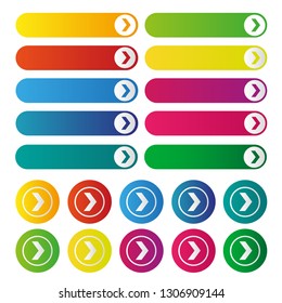 Empty web button vector