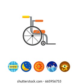 Empty wheelchair icon