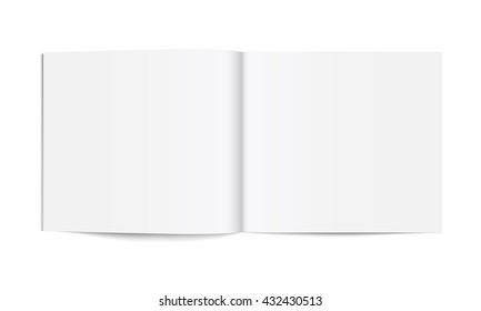 Empty White Brochure - Shutterstock ID 432430513