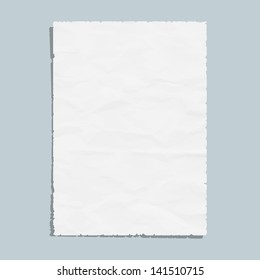  Empty White Paper Sheet. Vector EPS10