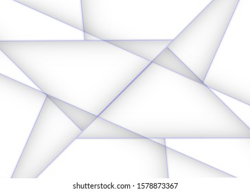 Empty white room with sun light.Vector illustration.