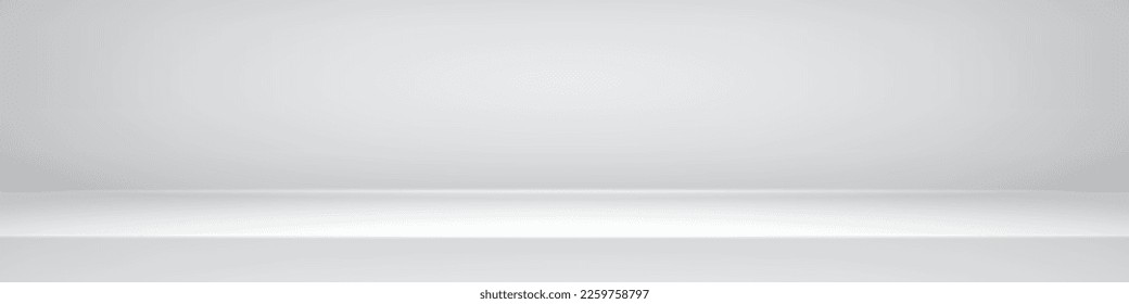 Empty white room. Table surface. Vector design illustration. Mock up for you business project