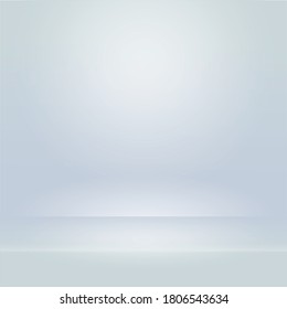 Repisas blancas vacías fondo mínimo y pantalla