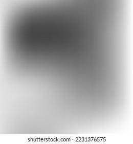 Malla de gradiente monocromo blanco plateado vacío. Superficie suave de aluminio mínimo digital. Vector Trendy Liquid Black Blurry Wallpaper. Acuarela Fondo de degradado metálico gris oscuro.