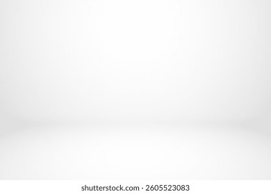 Empty white studio background. Design for displaying product.