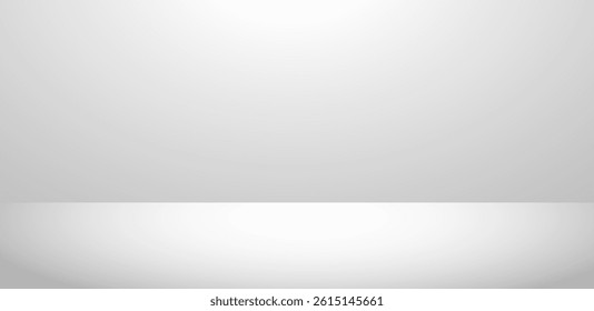 Empty white studio background. Design for displaying product.