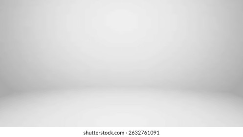 Empty white studio background. Design for displaying product.
